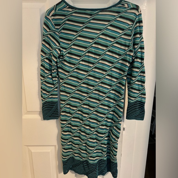 SHORT MISSONI DRESS IN MERINO WOOL AND VISCOSE - Picture 3 of 7